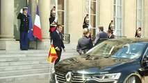 Macron recibe a Rajoy en El Elíseo
