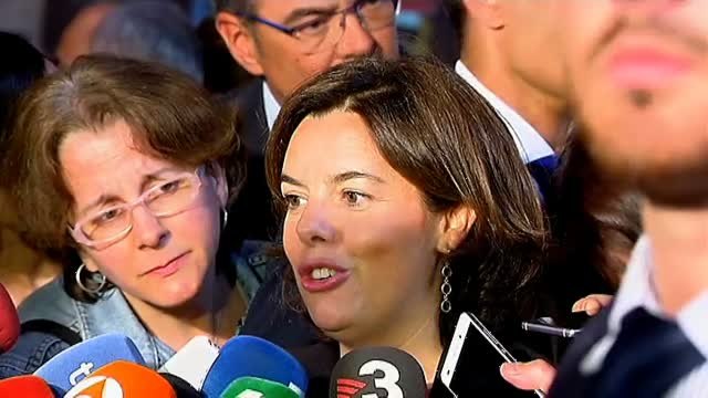 Soraya: Ese referéndum no se va a celebrar