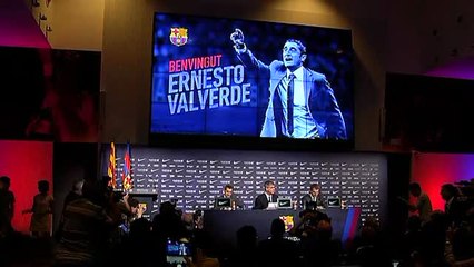 Primer día de Valverde en Barcelona