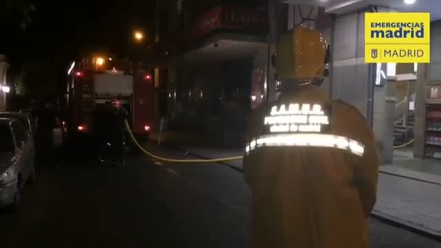 Desatado un incendio en el Círculo de Bellas Artes de Madrid