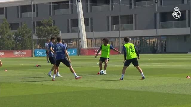 El Madrid sigue preparando la final de Champions