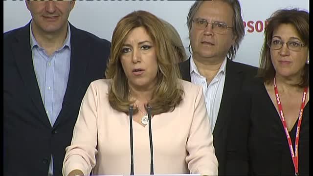 Susana Díaz: A partir de ahora lo que nos queda es trabajar y lo haremos como lo hemos hecho siempre