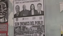 La fiscalía abre una investigación por unos carteles en Lleida contra los detractores del referéndum
