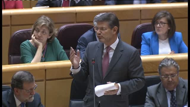 Catalá advierte a Podemos de que acusar a los fiscales de no ser imparciales no puede quedar impune