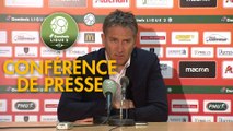 Conférence de presse RC Lens - Havre AC (0-0) : Philippe  MONTANIER (RCL) - Oswald TANCHOT (HAC) - 2018/2019