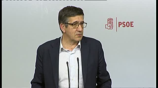 Patxi López: Mi enhorabuena al secretario general y ahora, todos detrás de él