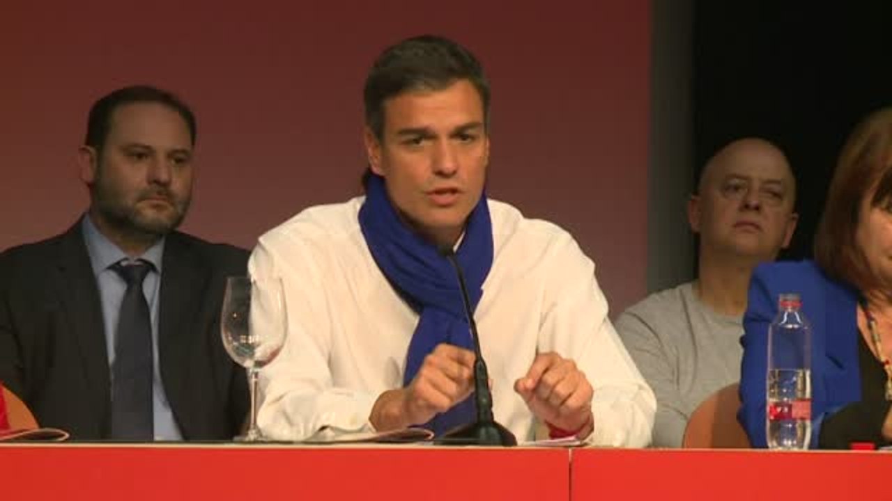 Pedro Sánchez: "Somos el PSOE de siempre, aquel que nunca tuvo miedo al cambio"