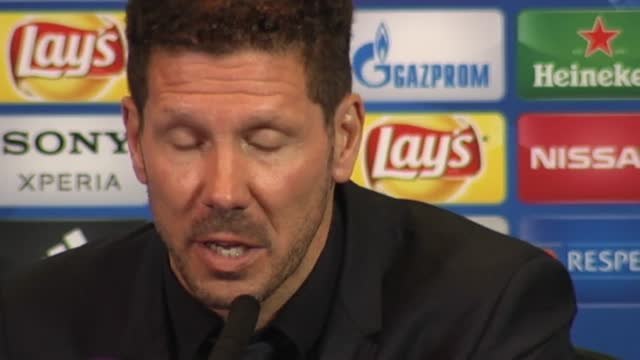 Simeone: Es una lástima no poder clonar a algunos jugadores