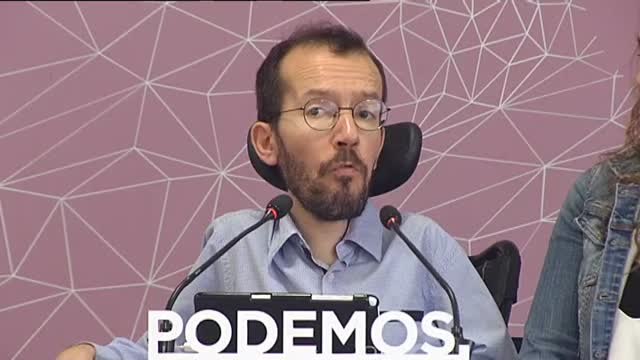 Podemos retirará su moción de censura en caso de que el PSOE presente una propia