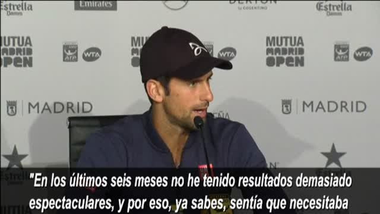 Djokovic: "Sentía que necesitaba algunos cambios y afrontar las cosas de forma diferente"