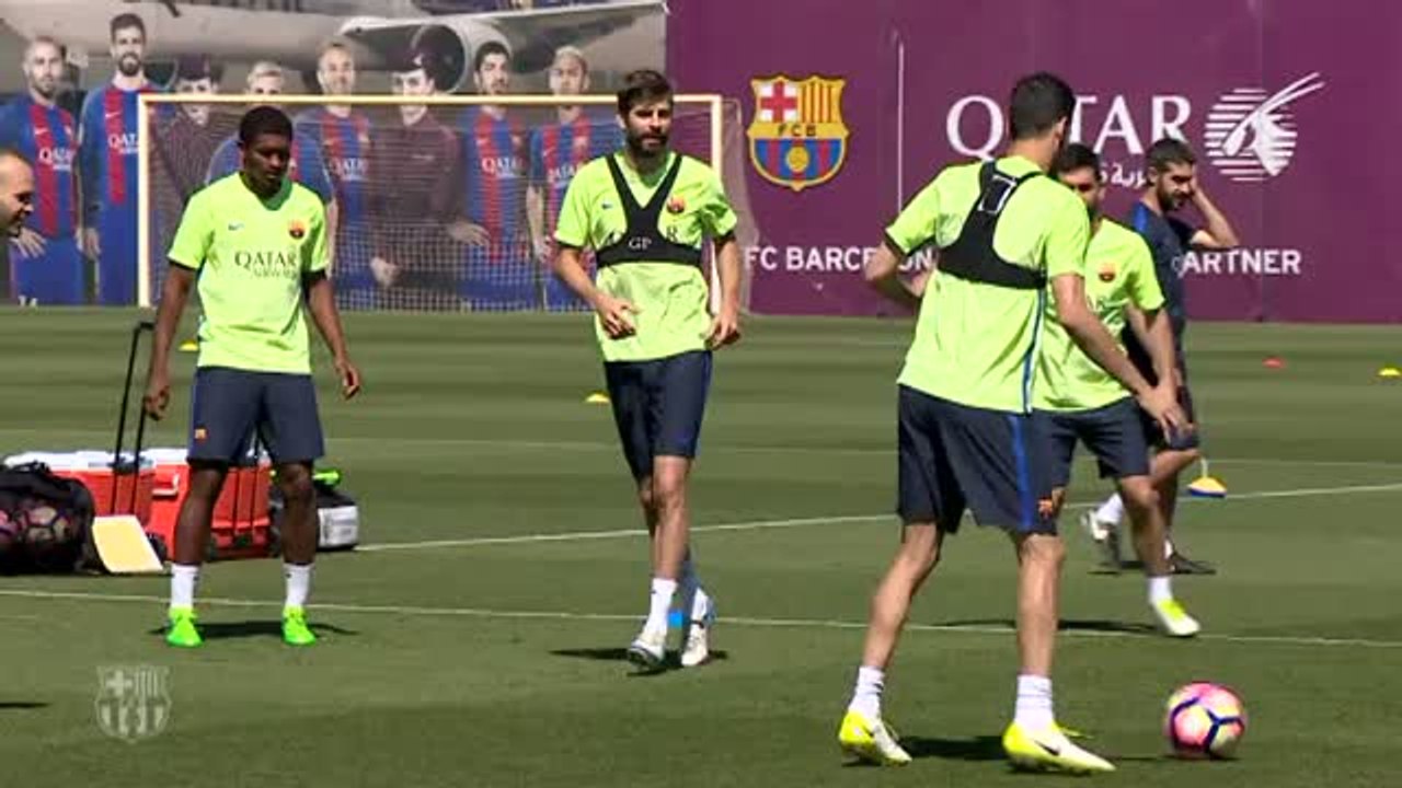 Piqué se reincorpora a los entrenamientos
