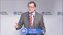 Rajoy pide a Puigdemont que explique en el Congreso por qué 