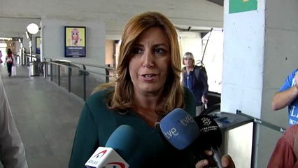 Susana Díaz: "Ahora lo que hay que hacer es apoyar a Pedro y arrimar el hombro"