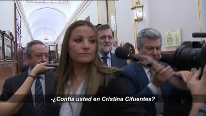Rajoy asegura que confía en Cristina Cifuentes "absolutamente"