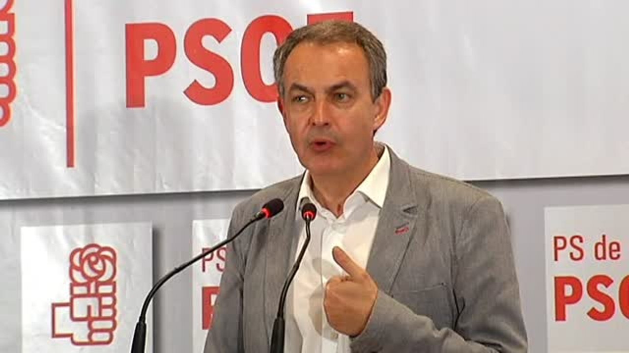 Zapatero: "Pido el voto para Susana Díaz con la misma convicción que lo pediría para mi mismo"