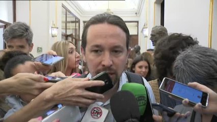 Pablo Iglesias destaca la "hostilidad"de la respuesta de Javier Fernández a su propuesta
