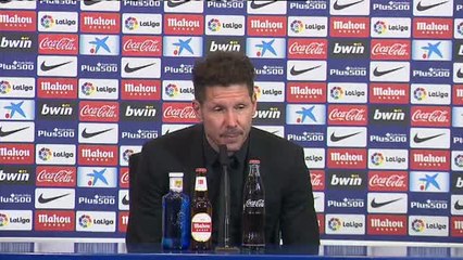 Simeone sobre el partido contra el Real Madrid: "Para muchos es imposible, para nosotros no"