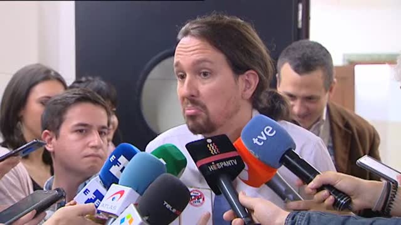 Pablo Iglesias: "Nuestra obligación ética es presentar una moción de censura"