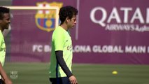 Gerard Piqué, ausente en el entrenamiento del FC Barcelona
