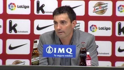 Garitano: "La permanencia tiene que ser un primer paso para ser más grandes"