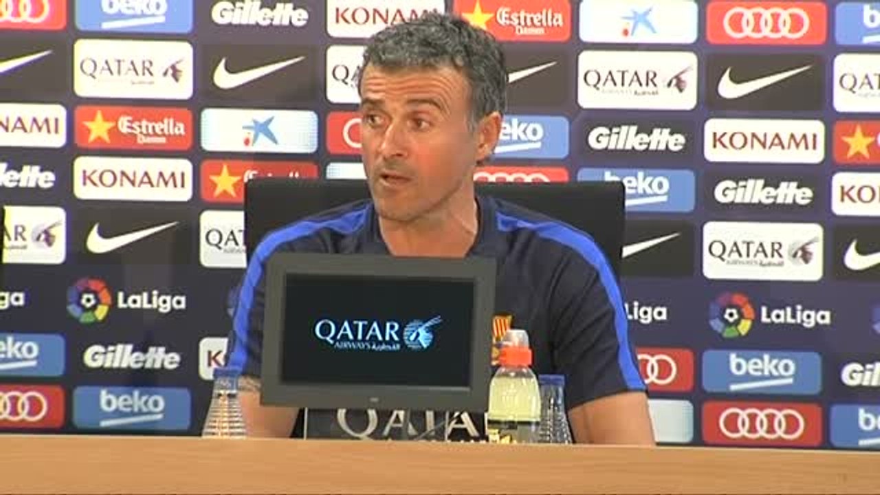 Luis Enrique: "Vamos a explotar nuestras opciones de ganar los dos títulos"