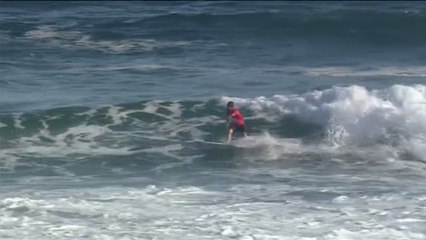 Los brasileños dominan las olas de Saquarema
