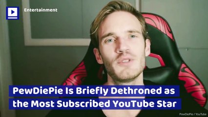 PewDiePie Is Briefly Dethroned as the Most Subscribed YouTube Star