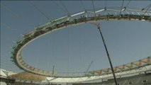 El nuevo estadio del Atlético de Madrid ya va cogiendo forma