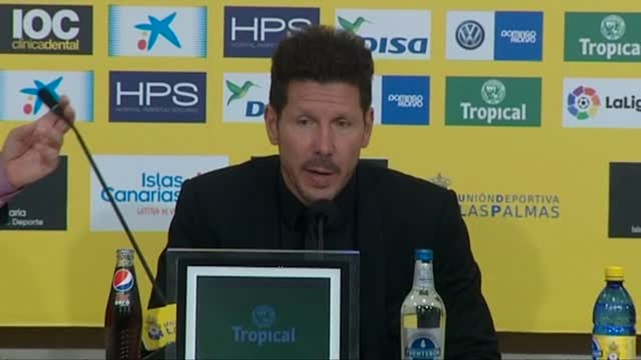 Simeone elogia a sus jugadores: "Son increíbles"