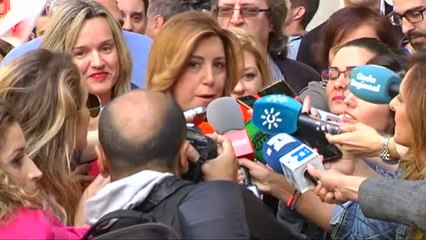 Susana Díaz: "Estoy tranquila, con ilusión, ganas, alegría y confianza"