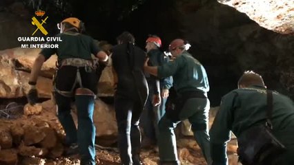 El espeleólogo rescatado relata su angustiosa experiencia