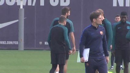 Tải video: El Barça retoma los entrenamientos tras caer eliminado de la Champions