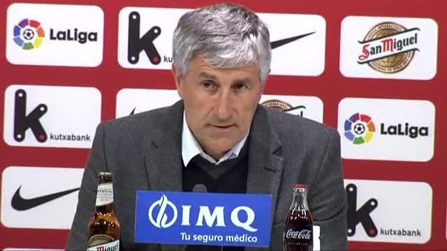 Setién: Ha sido una superioridad manifiesta en todos los sentidos