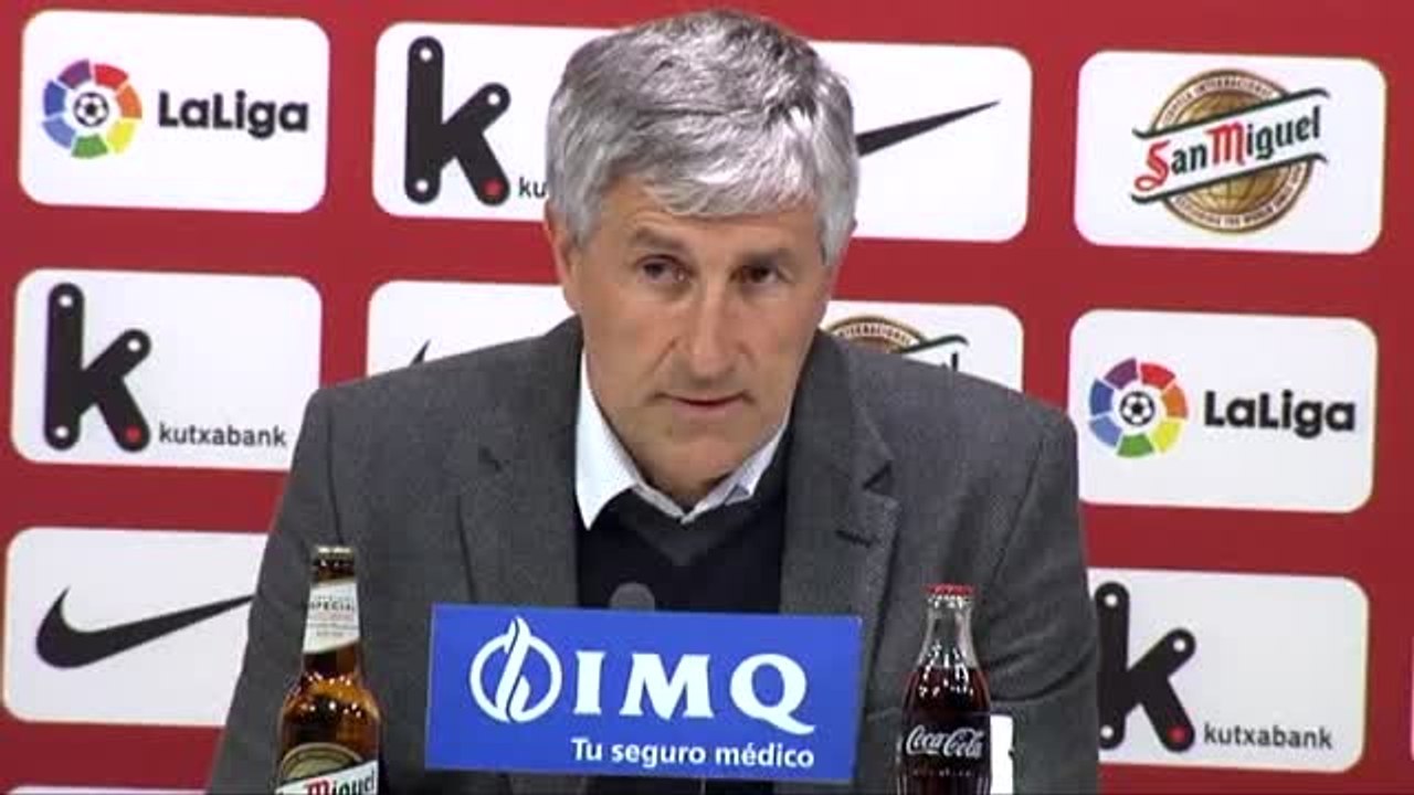 Setién: "Ha sido una superioridad manifiesta en todos los sentidos"