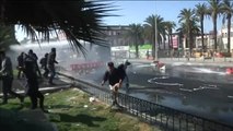 Ocho policías heridos y 50 personas detenidas en el Día del Trabajo en Chile