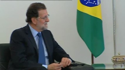 Rajoy se reúne con Temer en Brasilia