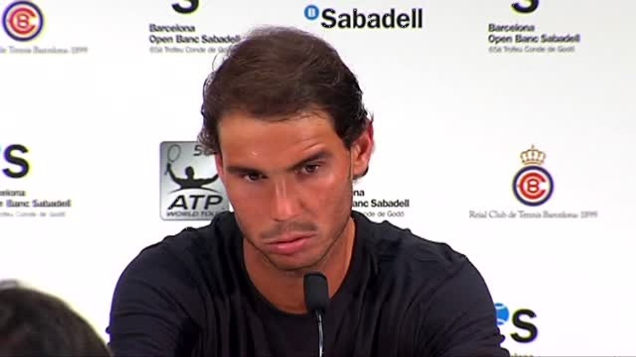 Rafa Nadal: "Lo que te hace ganar es el tenis"