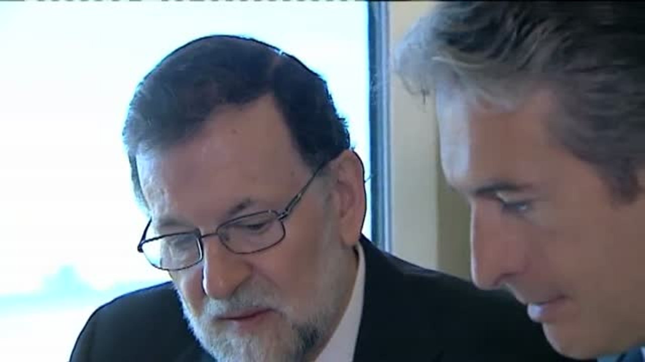 Rajoy se sube al AVE para celebrar su XXV aniversario