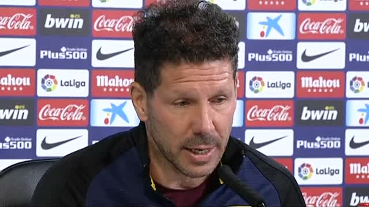 Simeone: "Imagino que jugará Isco y tendrán más posesión que con Casemiro"