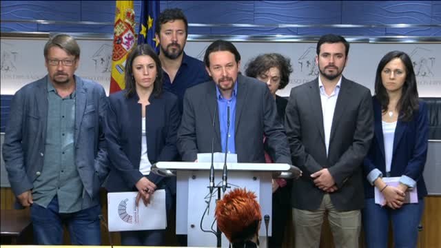 PSOE, Ciudadanos y PNV rechazan la propuesta de moción de censura de Unidos Podemos contra Rajoy