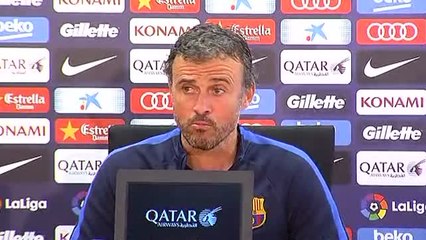 Luis Enrique: "No tengo la sensación de ser favoritos para ganar la Liga"