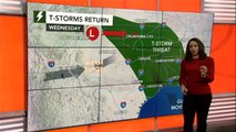 Severe storms eye central US at midweek