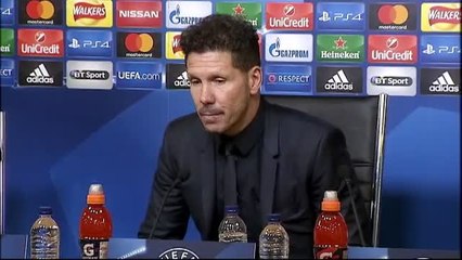 Simeone: "Mi ilusión era hacer un equipo competitivo y estamos compitiendo"