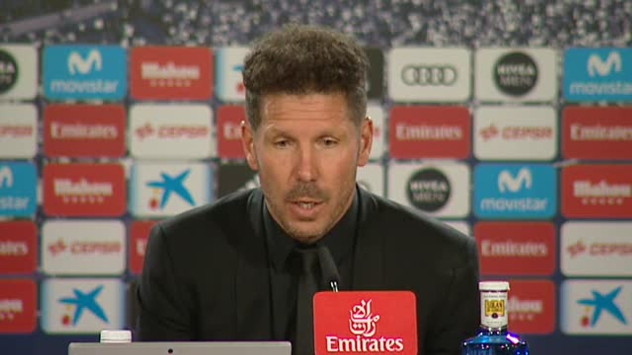 Simeone: "Sentíamos que estábamos cerca de la victoria"
