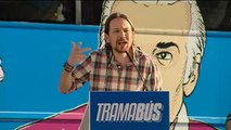 Pablo Iglesias clausura el Tramabús en Madrid