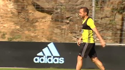 El entrenamiento del Celta convertido en toda una fiesta