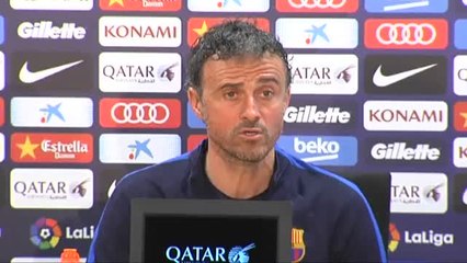 Luis Enrique sobre el &#039;derbi&#039;: "Sí que lo veré, si no duermo la siesta"
