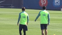 El Barça afina sus armas de cara al choque con el Málaga