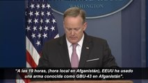 EEUU lanza la 'madre de todas las bombas' contra Afganistán