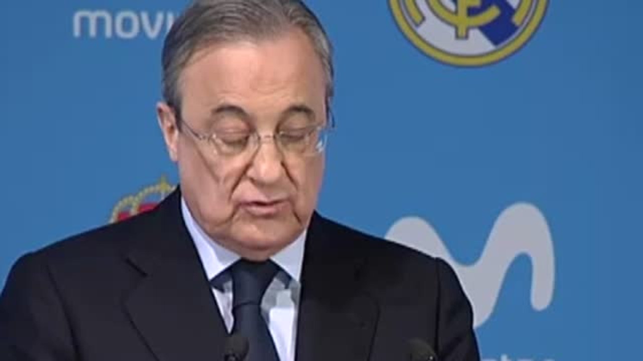 Florentino Pérez: "En el Real Madrid sólo importan los valores deportivos"